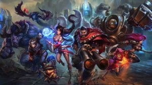 league of legends image featuring various heroes