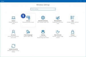 windows 10 mouse settings