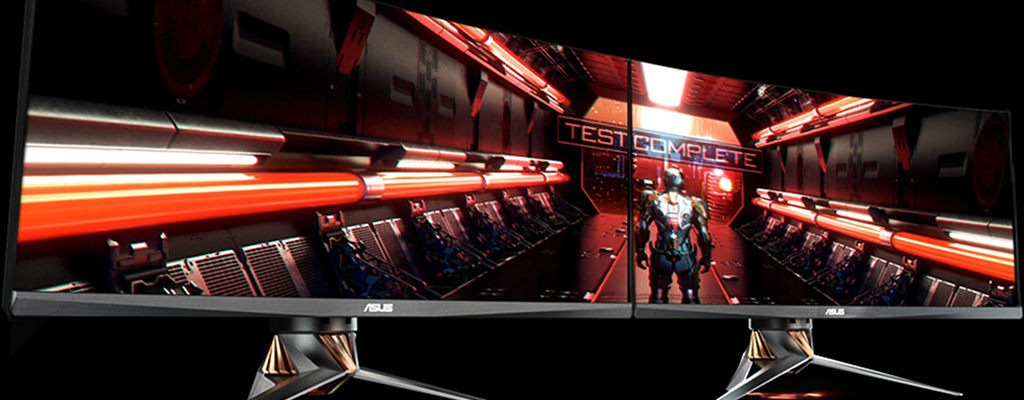 Multiple Curved Extended Screens