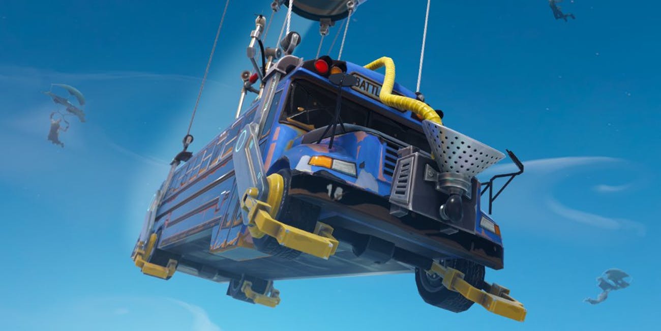 fortnite battle bus