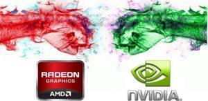 radeon vs nvidia red and green fists about collide