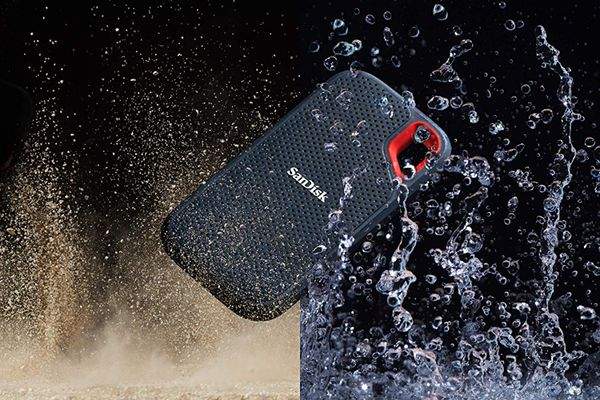 SanDisk Extreme Portable SSD rugged exterior