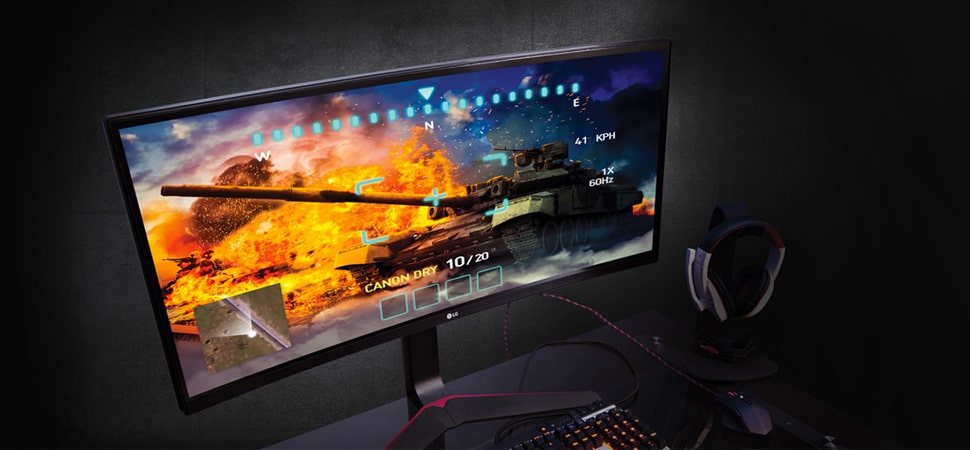 Ultrawide Curved LED Gaming Monitor