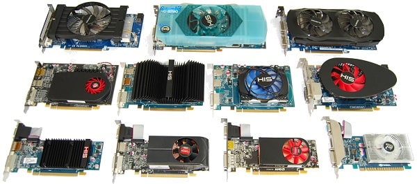 eleven graphics cards