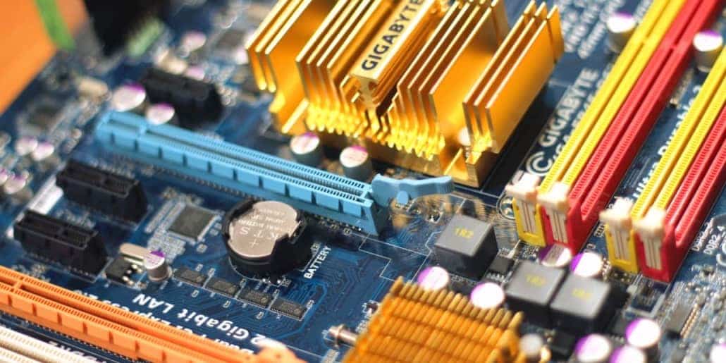 motherboard parts closer look