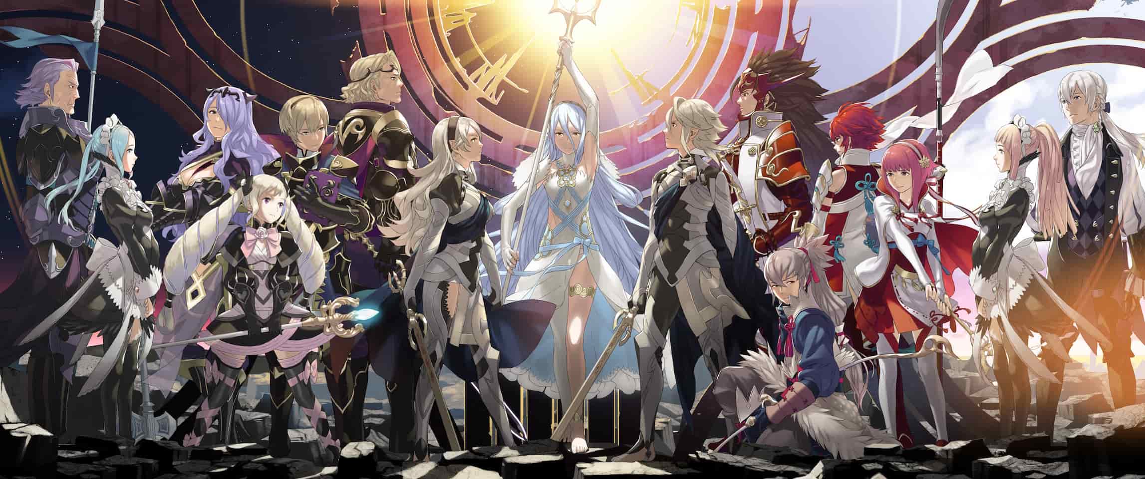Fire Emblem Fates opening screen