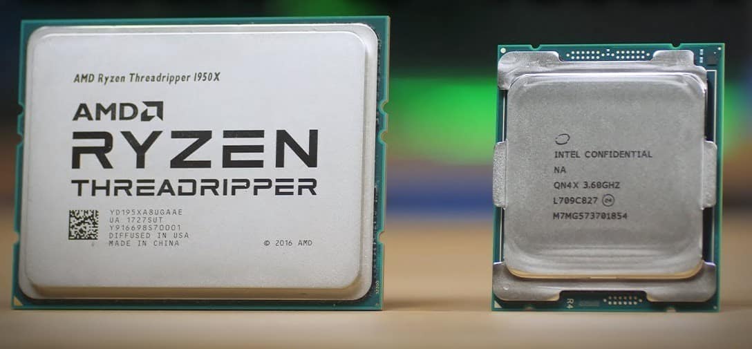 ryzen vs intel