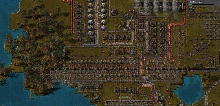 Factorio city map