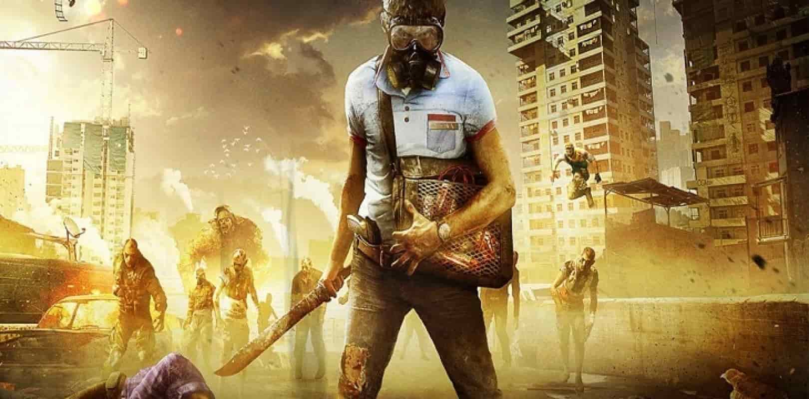 dying light a man holding a knife