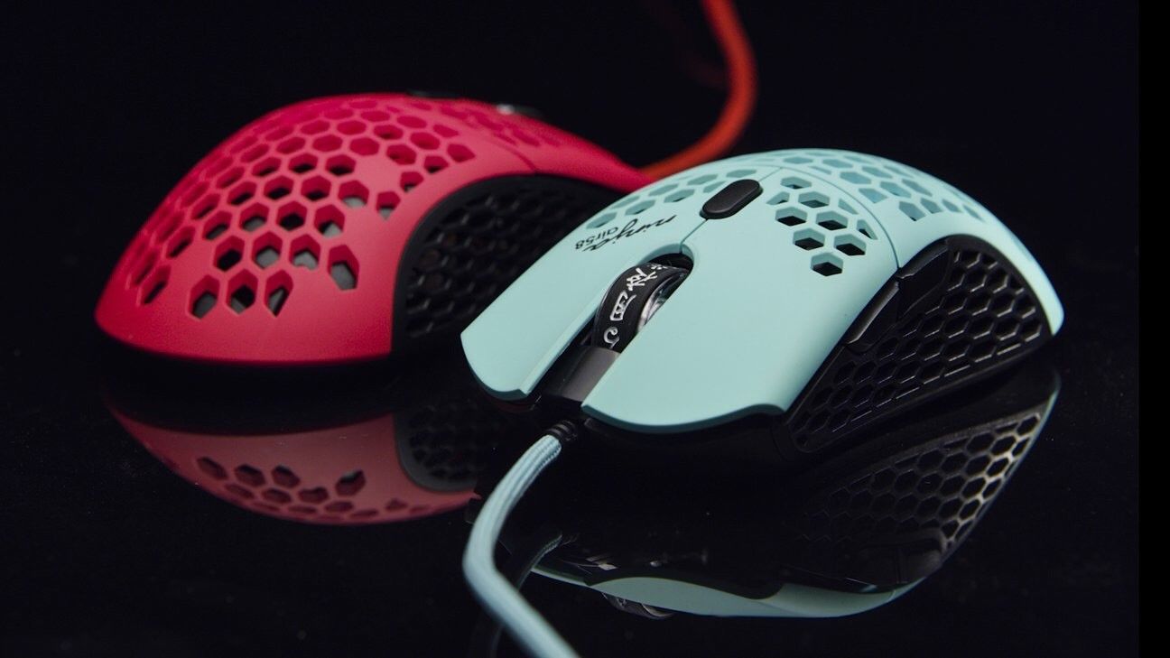 Air58 - Cherry Blossom Red ninja's mouse