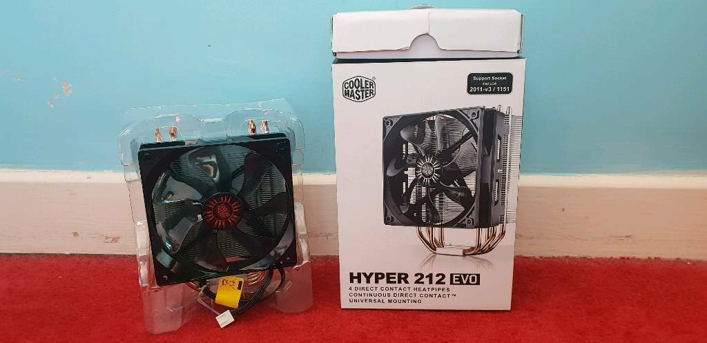 Cooler Master HYPER 212 EVO CPU Unboxed