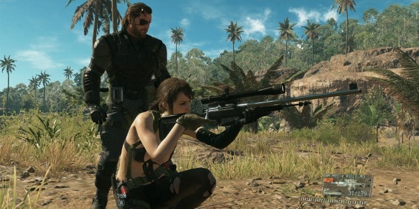 Metal Gear Solid V The Phantom Pain a woman holding a gun