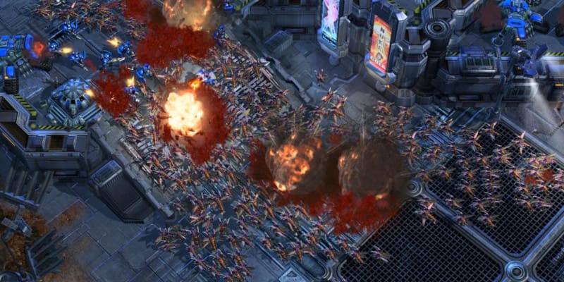 StarCraft II Wings of Liberty battle