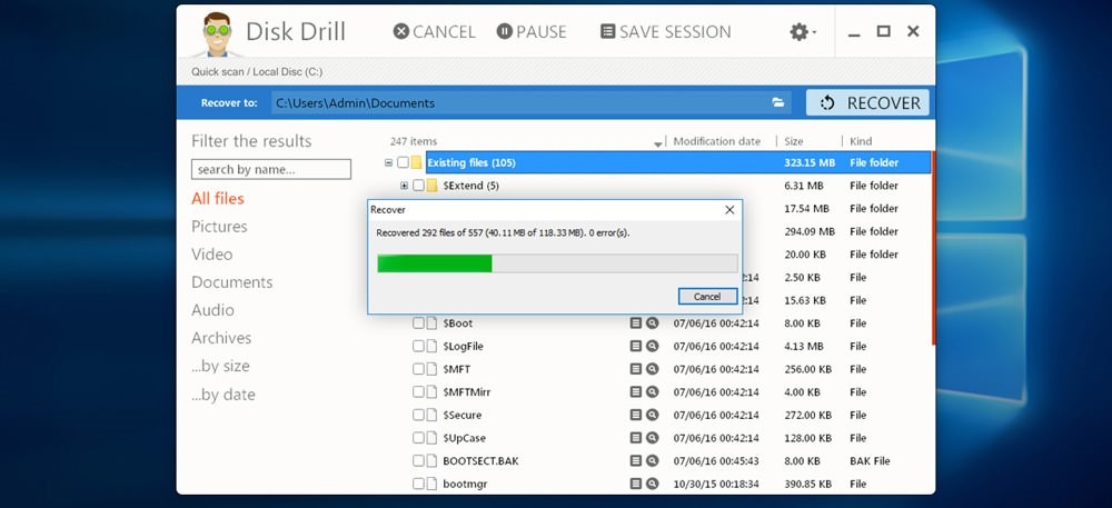 disk drill recovery software