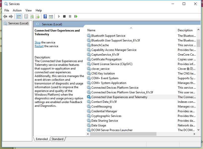 Connected User Experiences and Telemetry