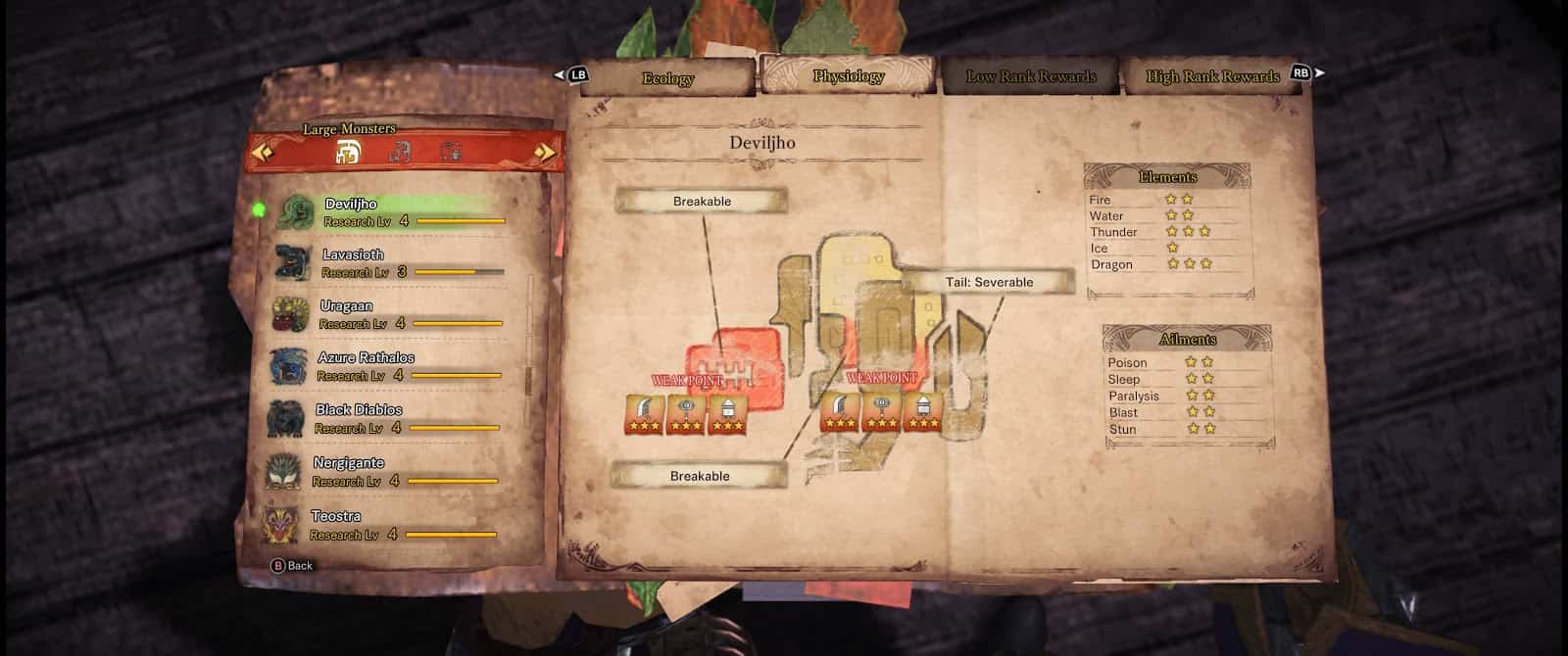 Deviljho Monster Hunter World combat info