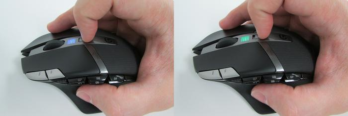 Logitech G602 in hands