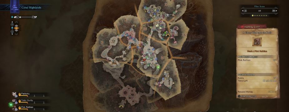 Pink Rathian Monster Hunter World location