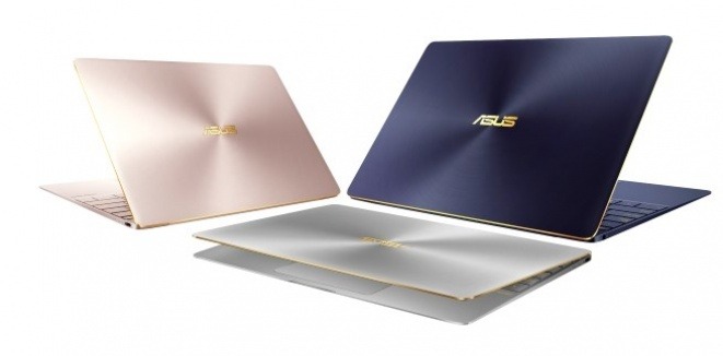 asus zenbook 3 rose gold black and silver