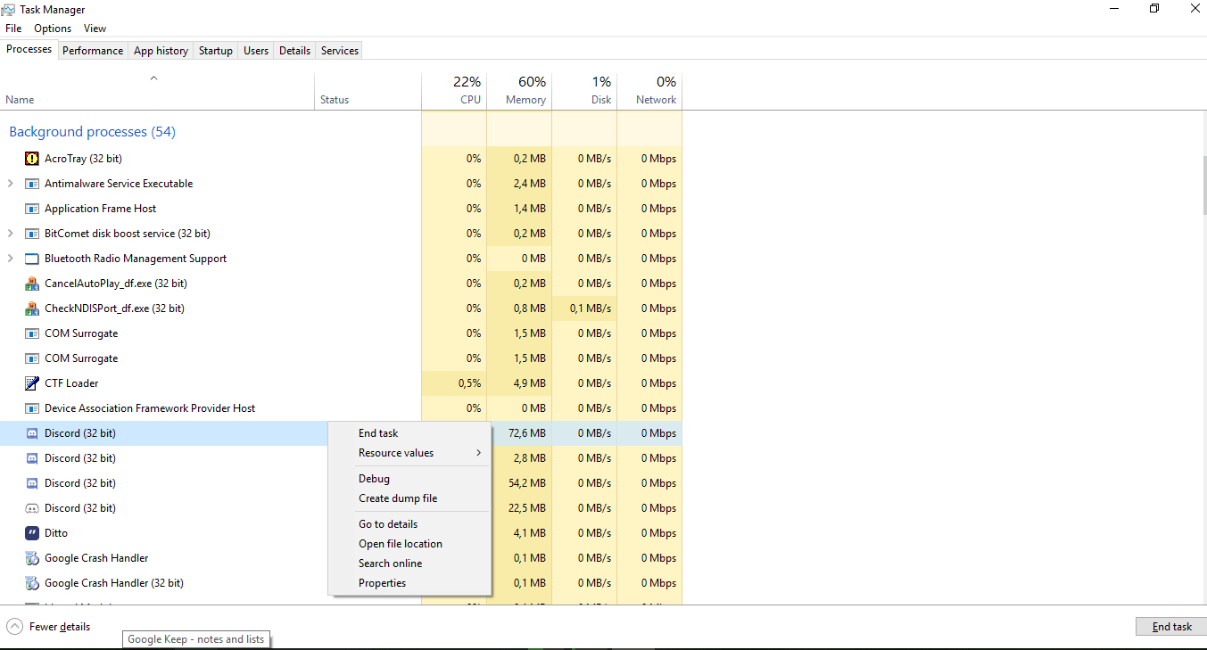 discord background processes