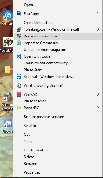discord run as administrator