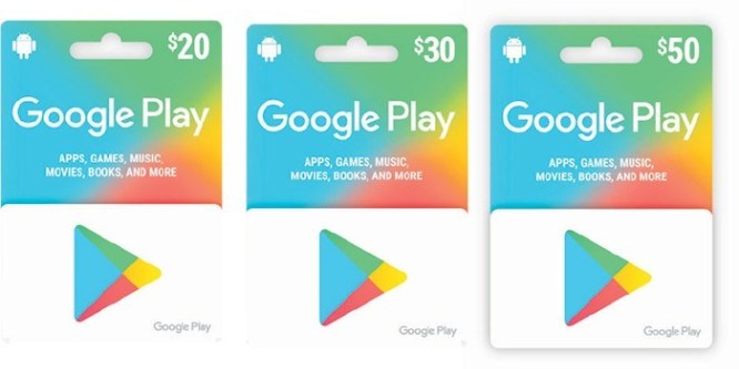 google play gift cards
