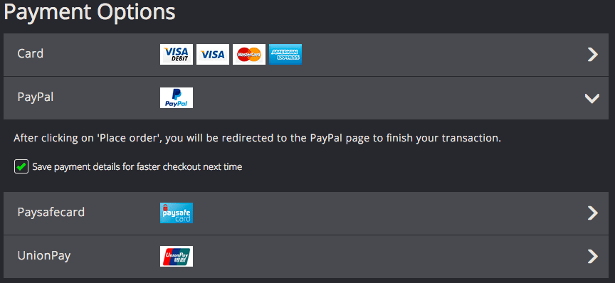 green man gaming payment options