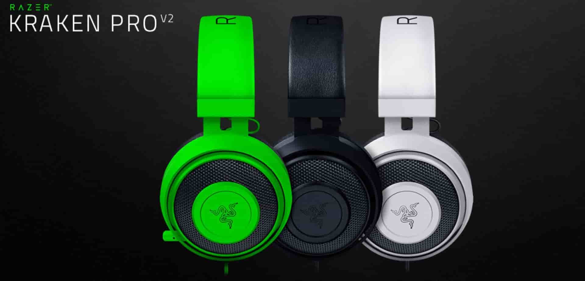 razer kraken pro v2 three colors