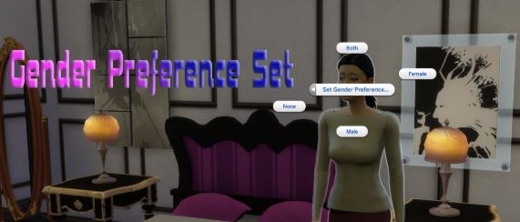 the sims 4 Gender Preference
