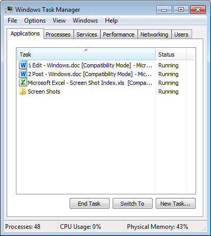 windows 7 task manager