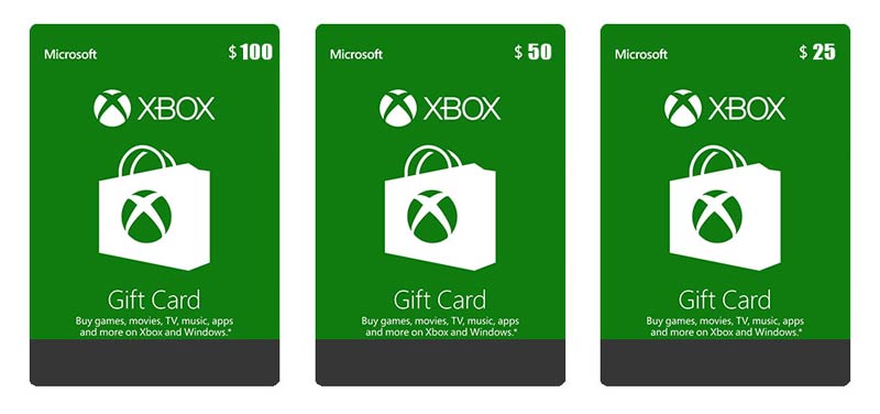 xbox digital gift card