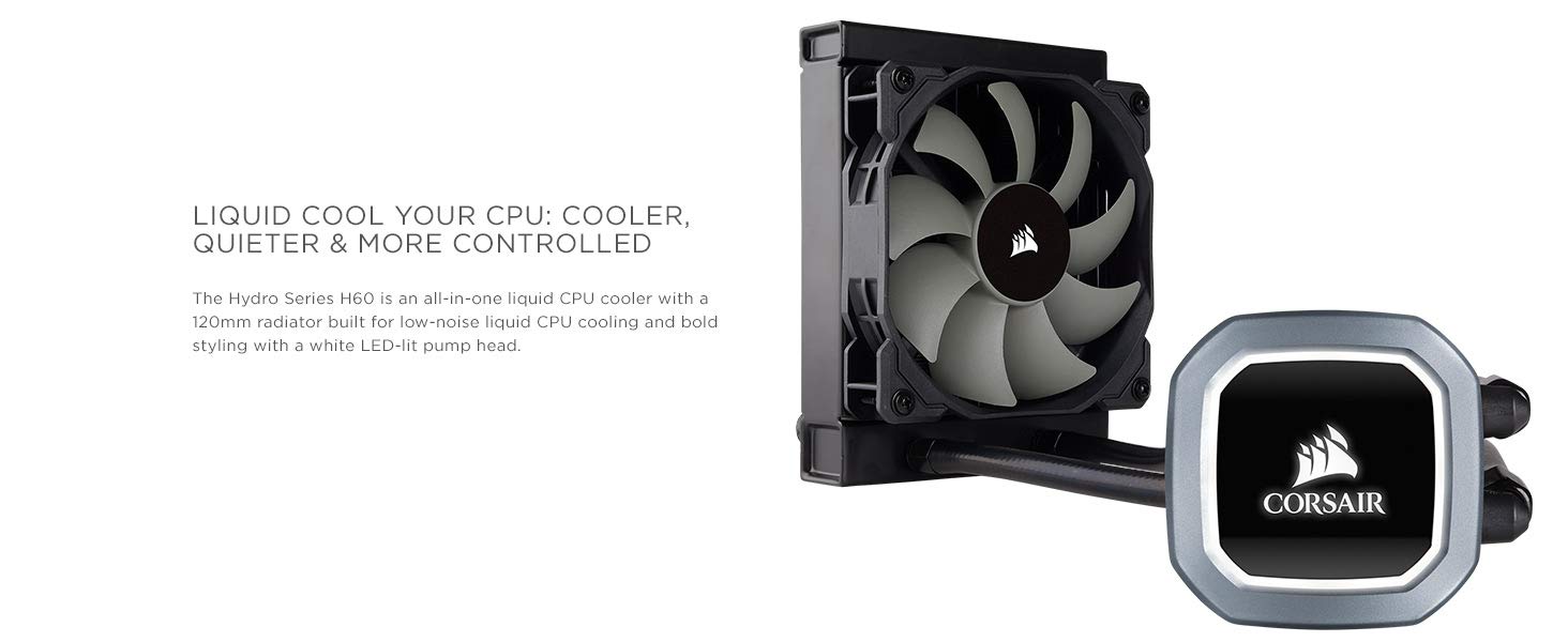 Corsair H60 CPU Cooler Liquid Cool Your CPU