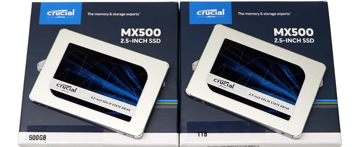 Crucial MX500 ssd 500mb and 1tb