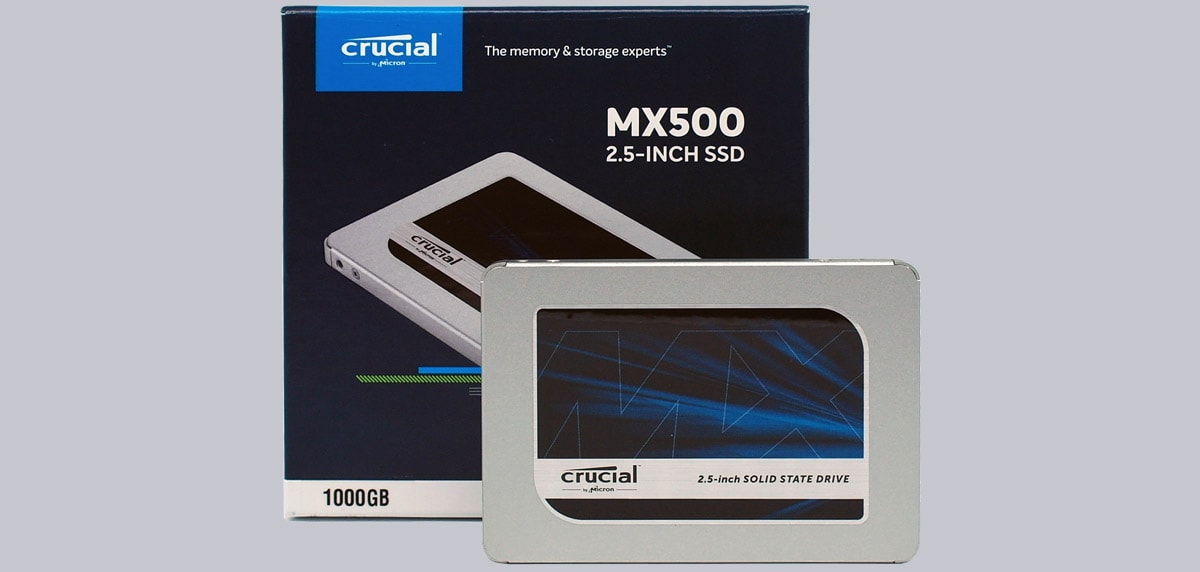 Crucial MX500 ssd unboxed