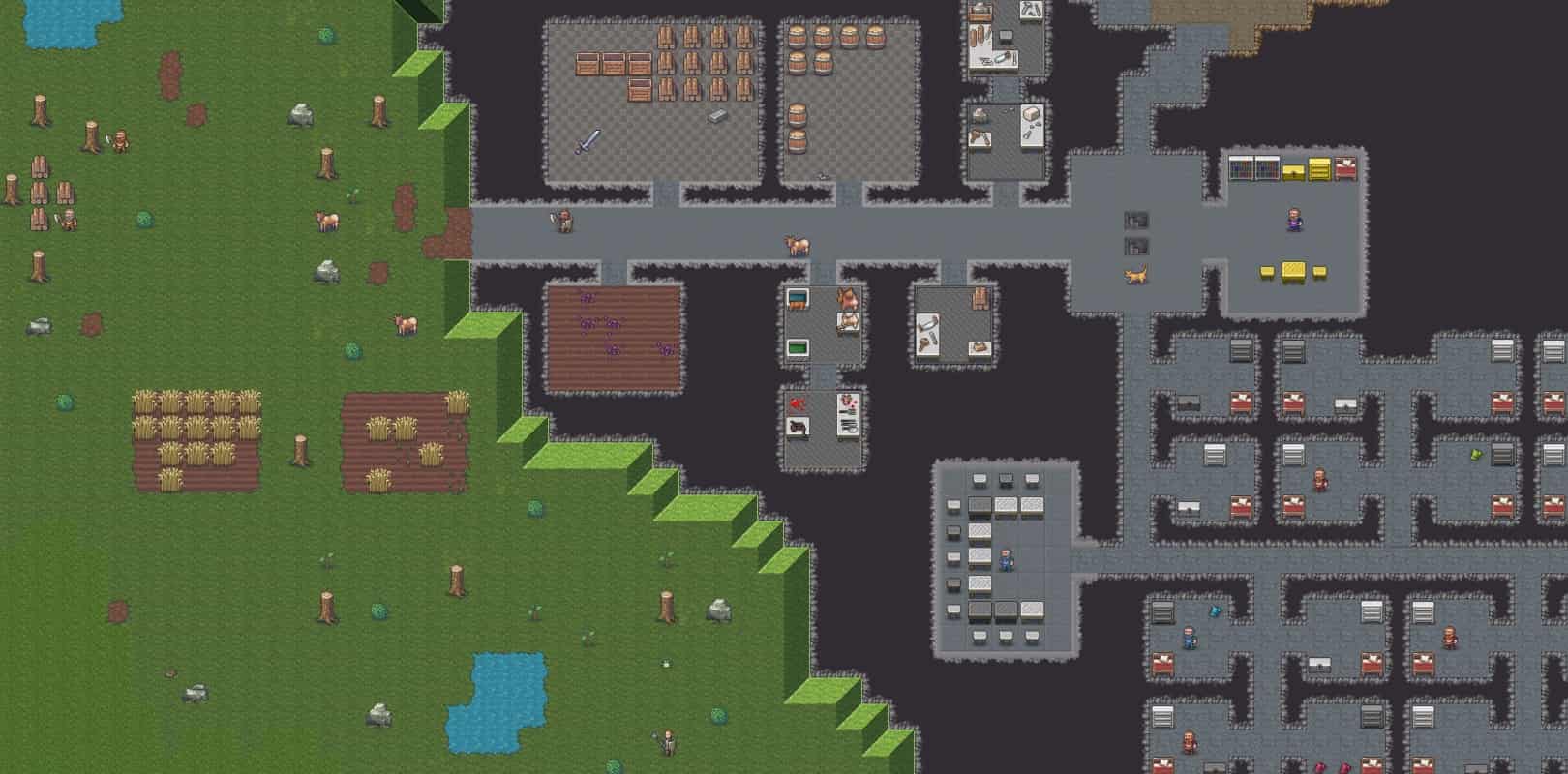 Dwarf Fortress gameplay