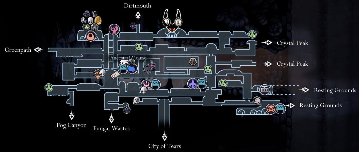 Hollow Knight - Maps of Hallownest