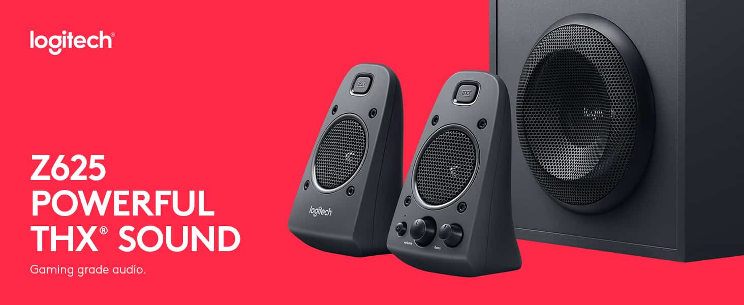 Logitech Z623 speakers powerful thx sound