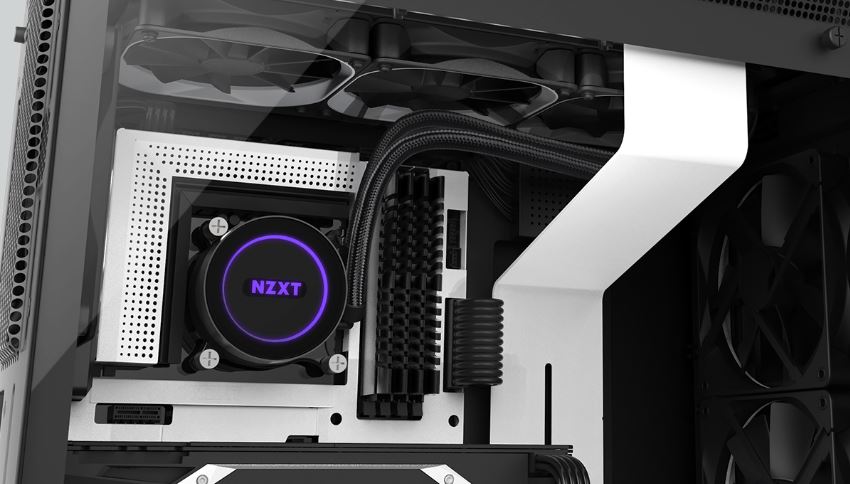 NZXT Kraken M22 CPU Cooler Mounted