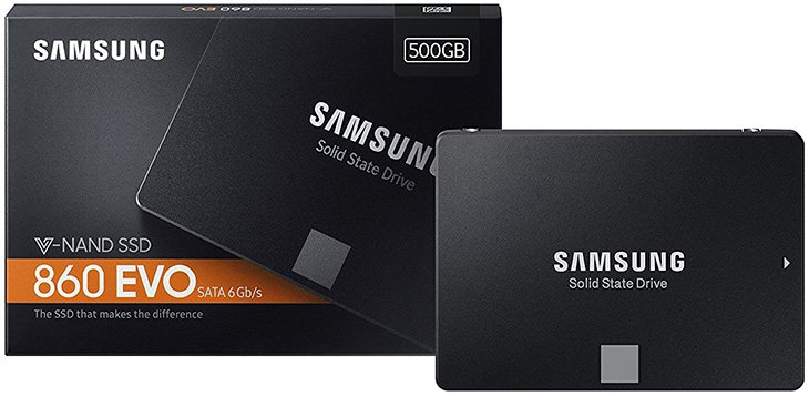Samsung 860 EVO ssd unboxed