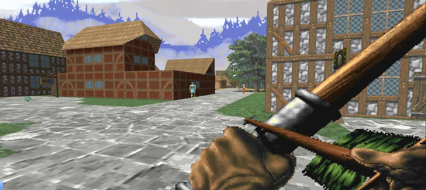 The Elder Scrolls II Daggerfall bow and arrow