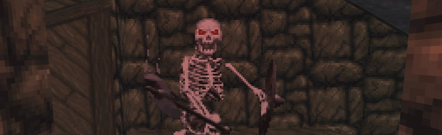 The Elder Scrolls II Daggerfall skeleton