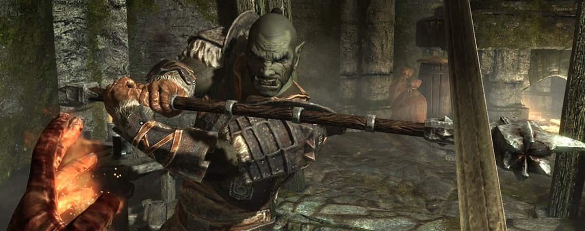 The Elder Scrolls V Skyrim combat