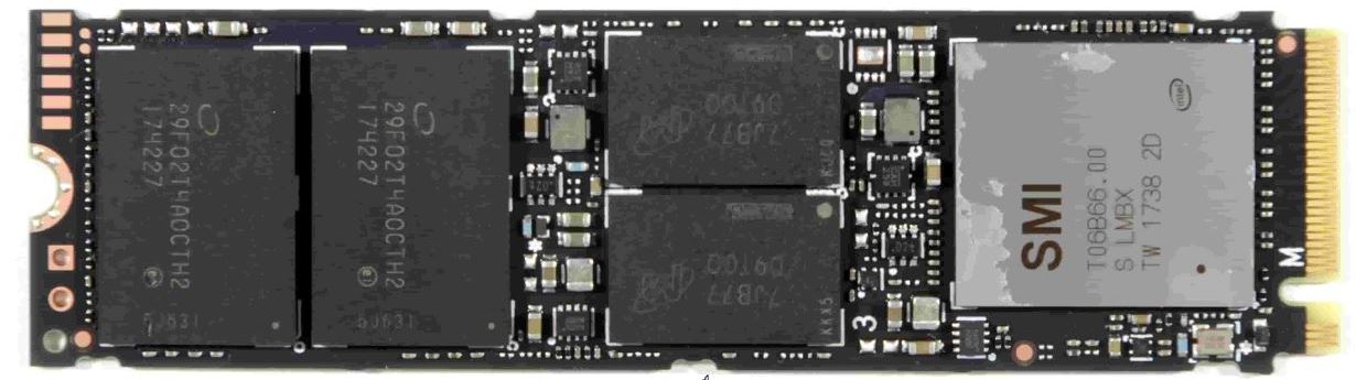 The Intel SSD 760p 512GB