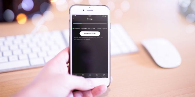 clearing cache on iphone