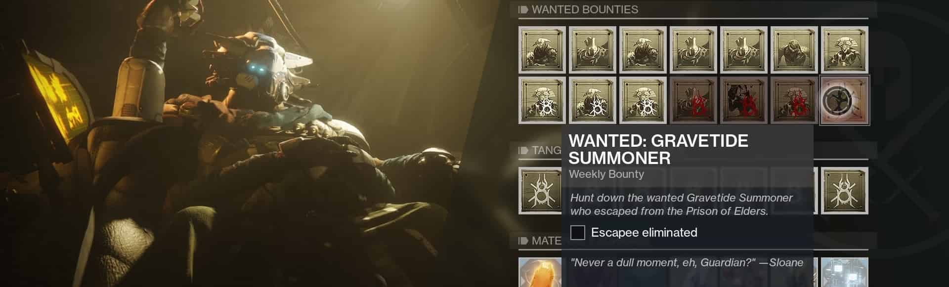 destiny 2 wanted bounties screen forsaken