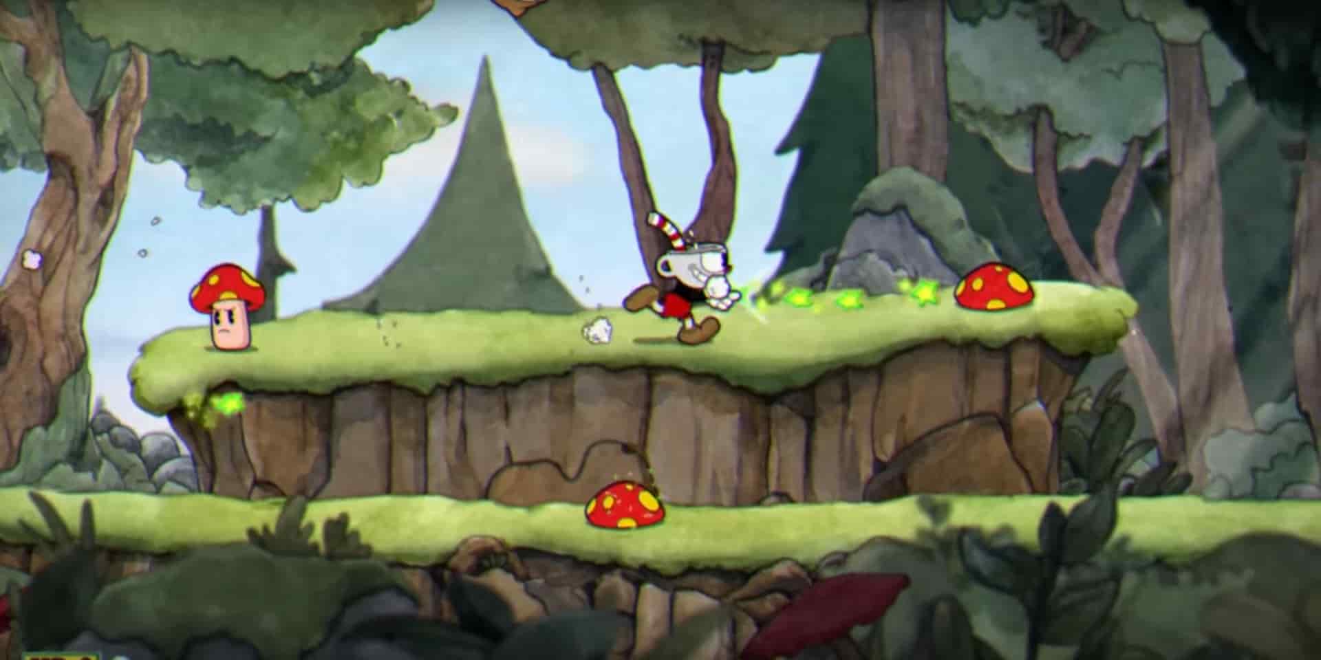 Cuphead nintendo switch gameplay