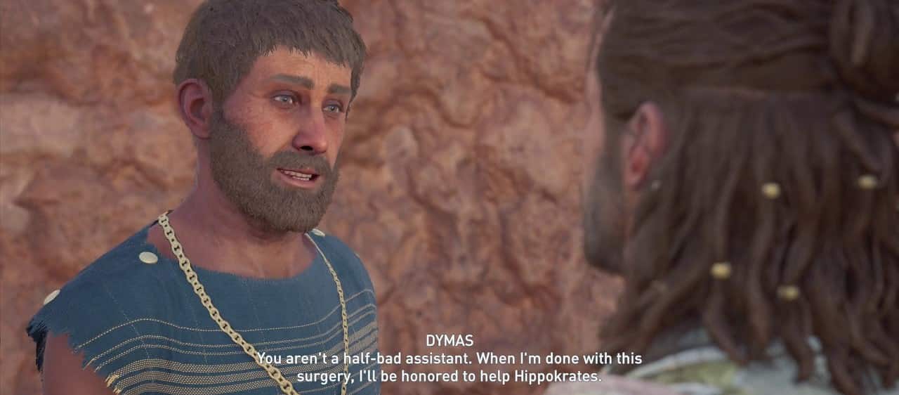 assassins creed odyssey the doctor will see you now dymas