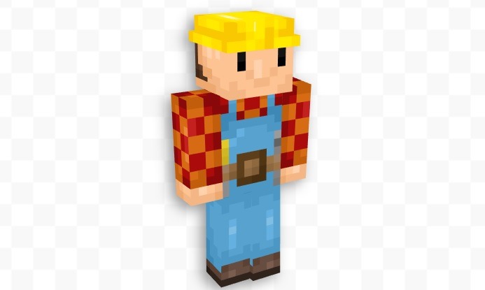 bob the builder minecraft skin