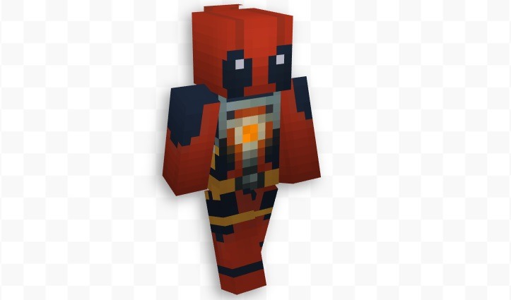 deadpool minecraft skin