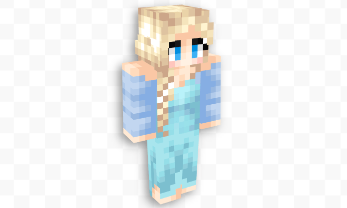 frozen elsa minecraft skin
